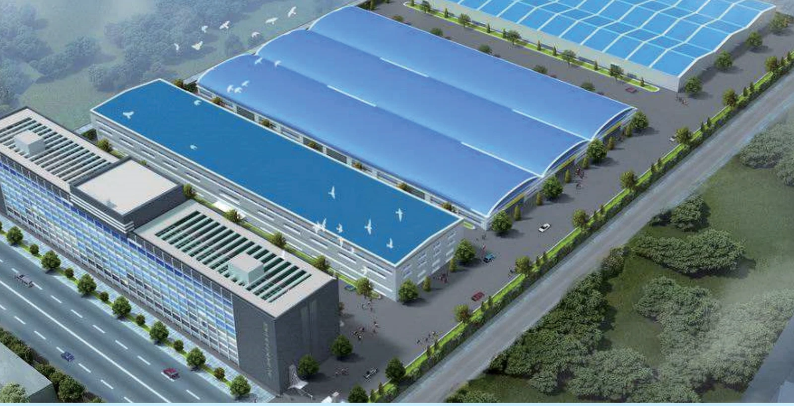 Hengdi Electric factory planning rendering